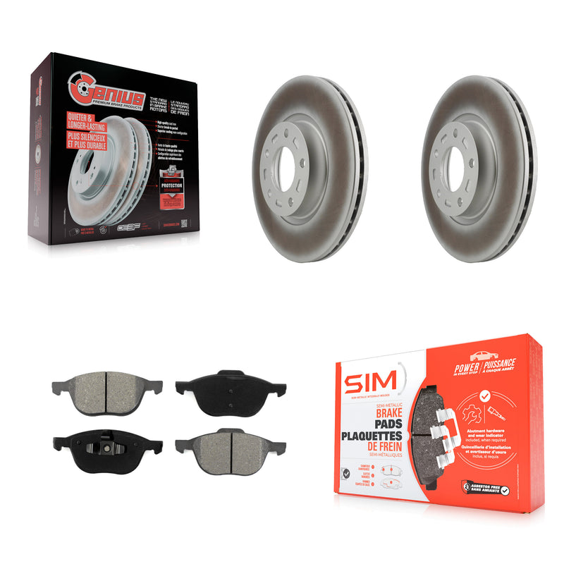 Transit Auto KGS-100299 Disc Brake Kit for 2004-2017 Mazda 3 Sport, Mazda 5, Mazda 3 - Front