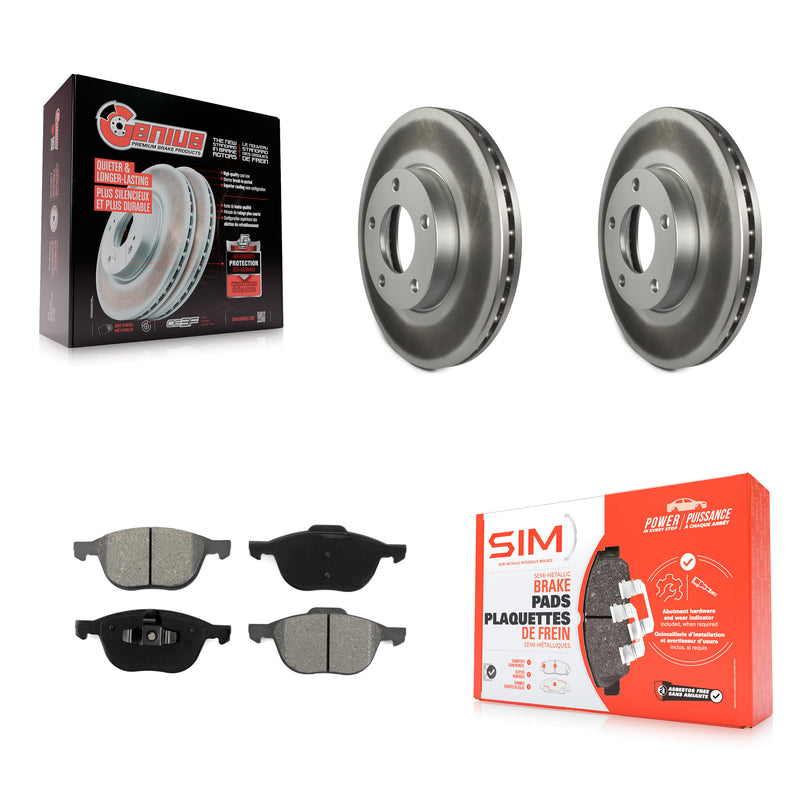 Transit Auto KGS-100302 Disc Brake Kit for 2004-2013 Mazda 3 Sport, Mazda 3 - Front