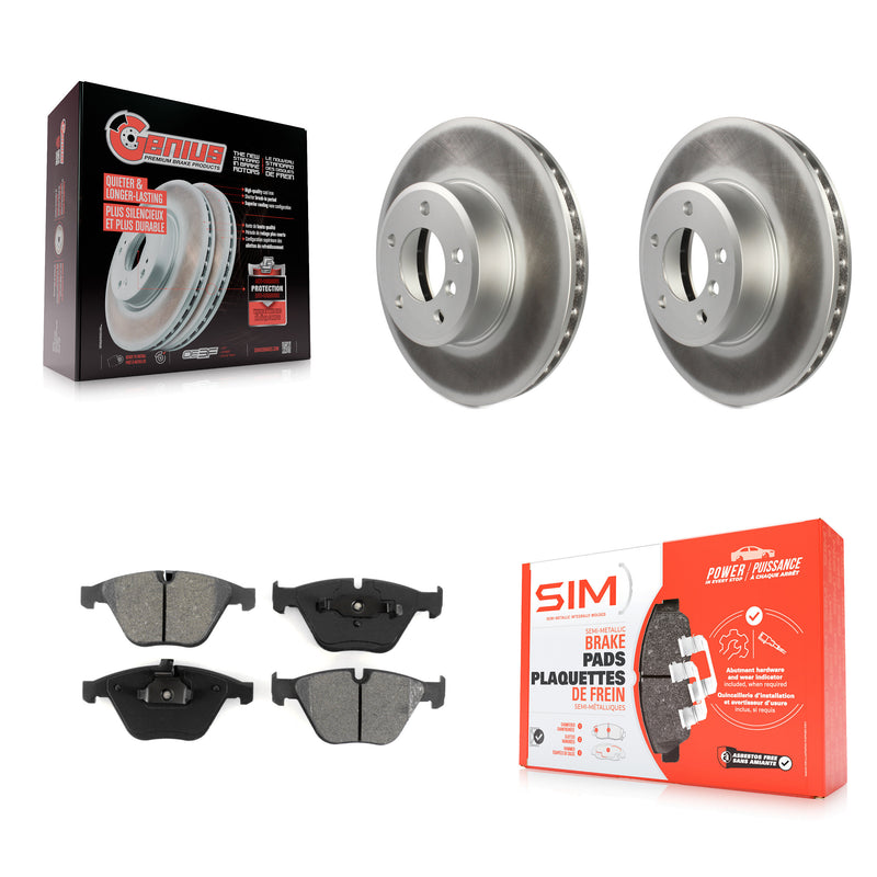 Transit Auto KGS-100334 Disc Brake Kit for 2004-2010 BMW 528i xDrive, BMW 535i xDrive and More - Front