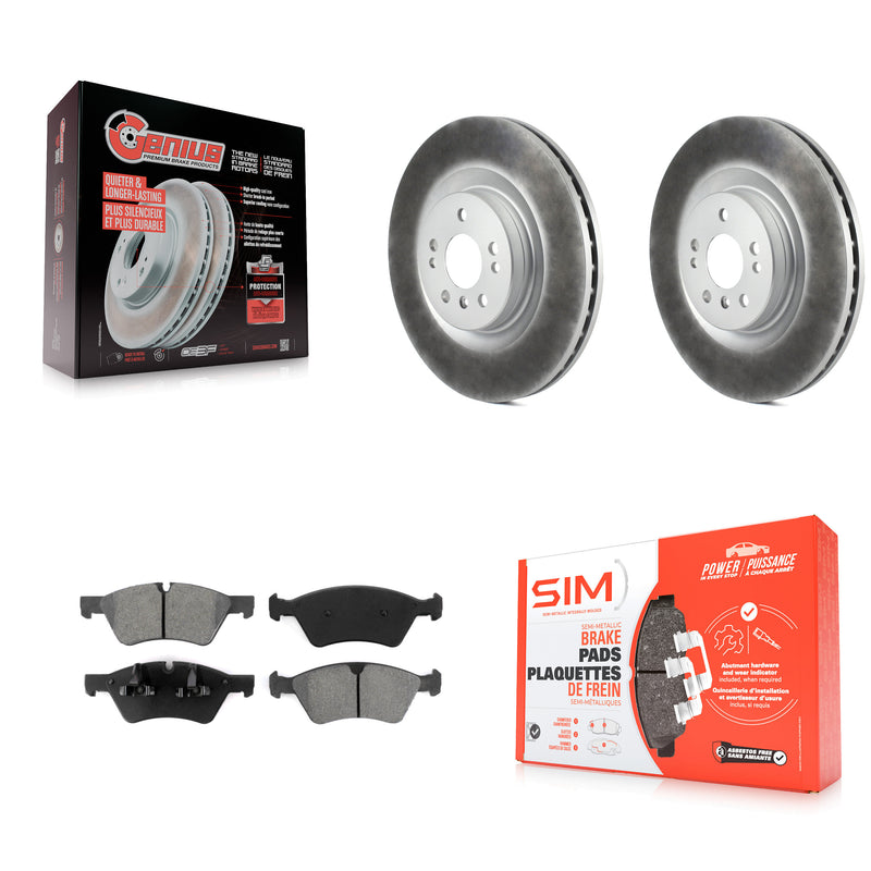Transit Auto KGS-100338 Disc Brake Kit for 2005-2012 Mercedes-Benz ML350, Mercedes-Benz GL350 and More - Front