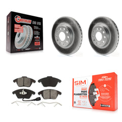 Transit Auto KGS-100342 Disc Brake Kit for 2005-2019 Volkswagen Beetle, Volkswagen Jetta and More - Front