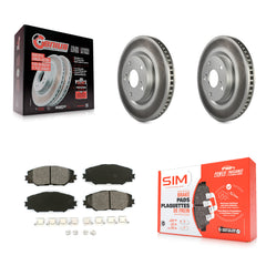 Transit Auto KGS-100357 Disc Brake Kit for 2006-2020 Toyota RAV4, Toyota Corolla iM and More - Front