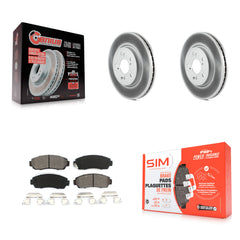 Transit Auto KGS-100366 Disc Brake Kit for 2007-2012 Honda Crosstour, Honda Accord Crosstour and More - Front