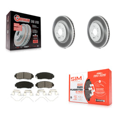 Transit Auto KGS-100367 Disc Brake Kit for 2011-2016 Honda Crosstour, Honda CR-V, Honda Accord Crosstour - Front