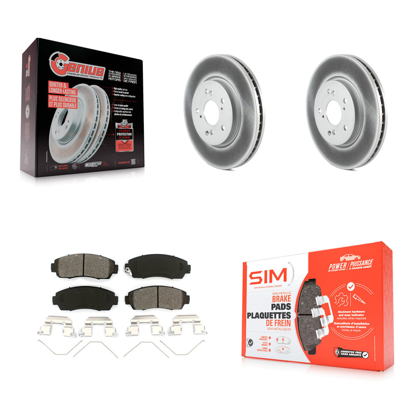 Transit Auto KGS-100367 Disc Brake Kit for 2011-2016 Honda Crosstour, Honda CR-V, Honda Accord Crosstour - Front