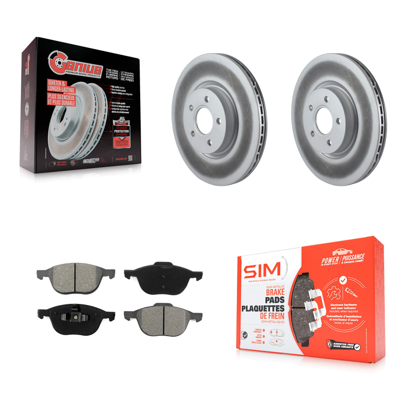 Transit Auto KGS-100375 Disc Brake Kit for 2014 Ford Transit Connect - Front