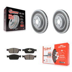 Transit Auto KGS-100376 Disc Brake Kit for 2013-2019 Ford Transit Connect, Lincoln MKC, Ford Escape - Front