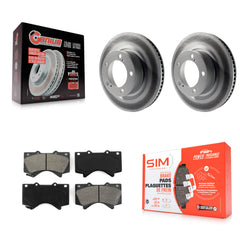 Transit Auto KGS-100386 Disc Brake Kit for 2007-2022 Toyota Land Cruiser, Lexus LX570 and More - Front