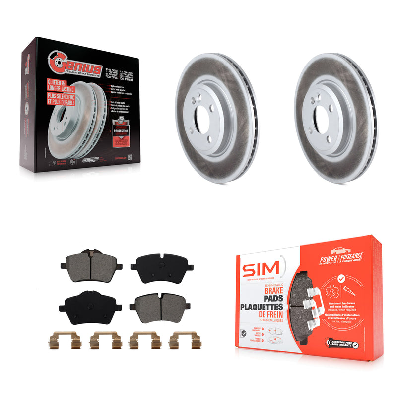 Transit Auto KGS-100392 Disc Brake Kit for 2002-2015 Mini Cooper Countryman, Mini Cooper - Front