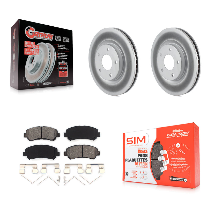 Transit Auto KGS-100400 Disc Brake Kit for 2008-2015 Nissan Rogue Select, Nissan Rogue - Front