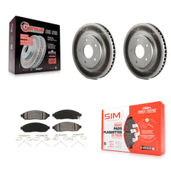 Transit Auto KGS-100448 Disc Brake Kit for 2011-2021 Nissan NV200, Chevrolet City Express, Nissan LEAF - Front
