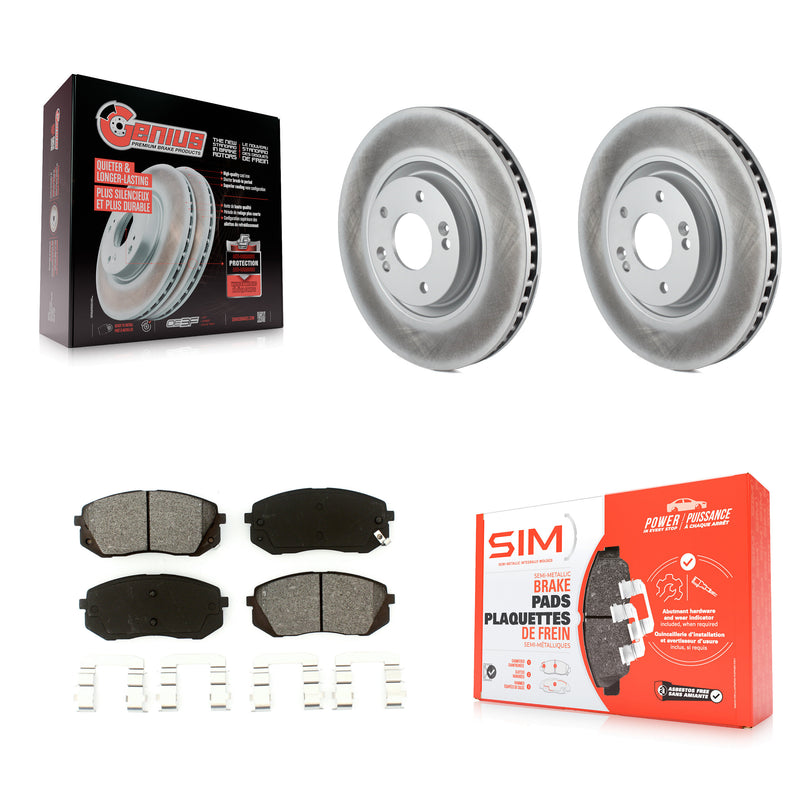 Transit Auto KGS-100453 Disc Brake Kit for 2014-2017 Hyundai Sonata, Hyundai Tucson, Kia Cadenza - Front