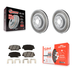 Transit Auto KGS-100455 Disc Brake Kit for 2012-2017 Hyundai Azera - Front