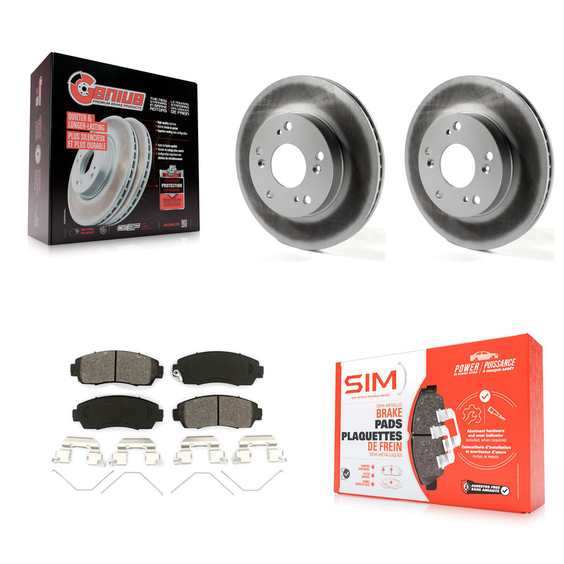 Transit Auto KGS-100463 Disc Brake Kit for 2015 Honda Civic - Front