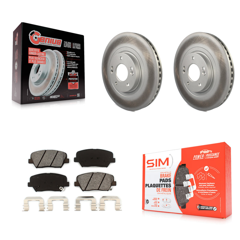 Transit Auto KGS-100475 Disc Brake Kit for 2013-2016 Kia Sorento, Hyundai Santa Fe Sport - Front