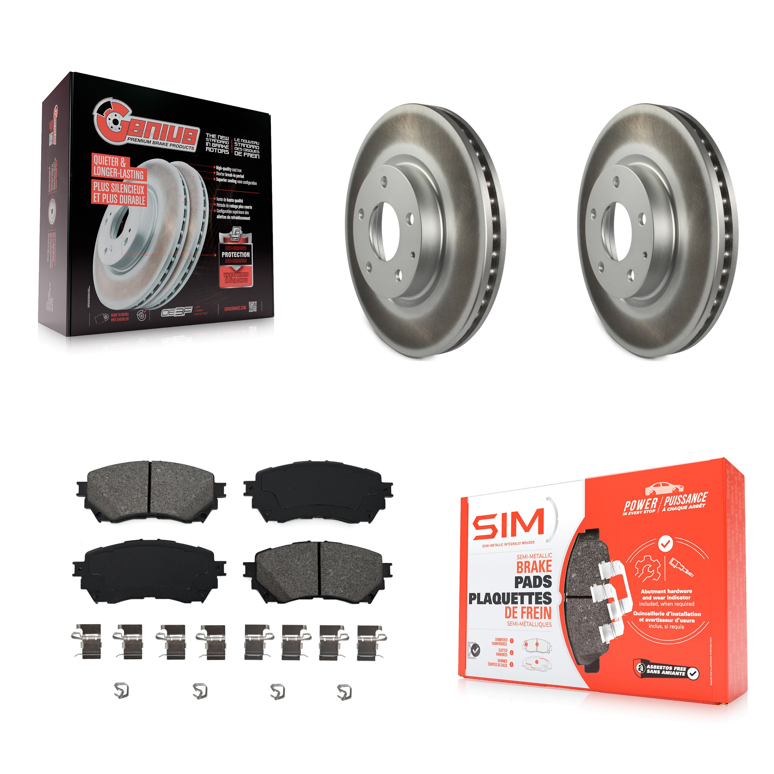 Transit Auto KGS-100478 Disc Brake Kit for 2014-2018 Mazda 6 - Front