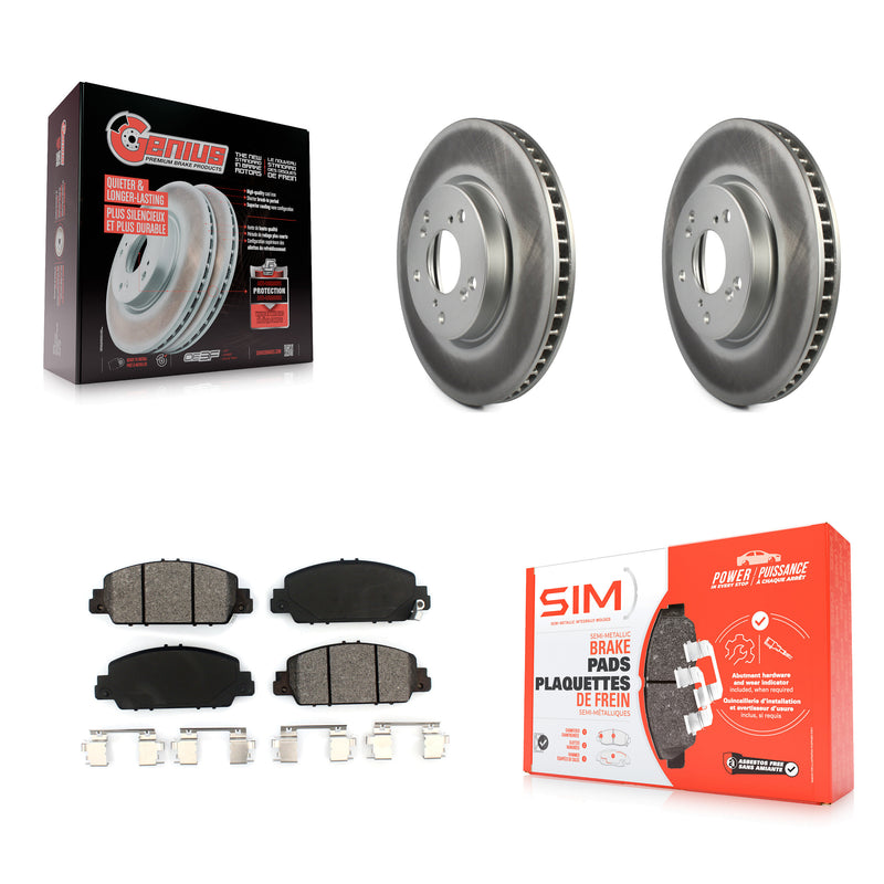 Transit Auto KGS-100480 Disc Brake Kit for 2013-2024 Honda Accord - Front