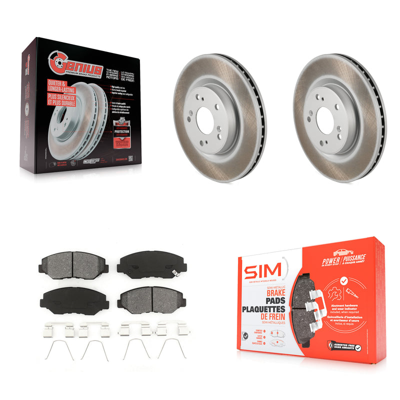 Transit Auto KGS-100482 Disc Brake Kit for 2012-2016 Honda CR-V - Front