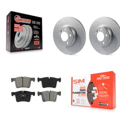 Transit Auto KGS-100490 Disc Brake Kit for 2012-2018 BMW 330e, BMW 328i - Front