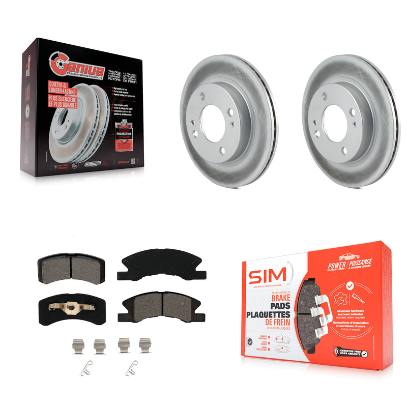 Transit Auto KGS-100491 Disc Brake Kit for 2014-2015 Mitsubishi Mirage - Front