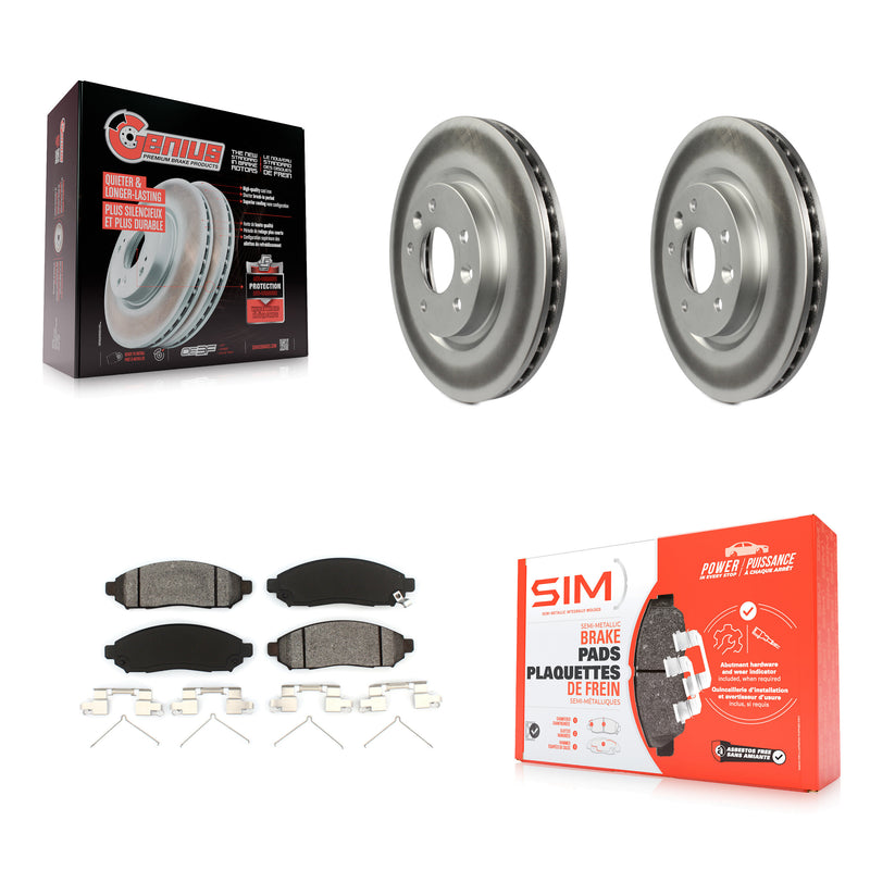 Transit Auto KGS-100499 Disc Brake Kit for 2015 Nissan LEAF - Front