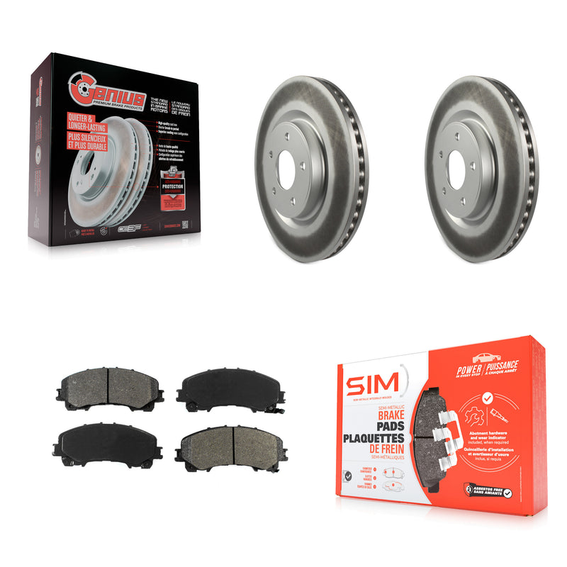 Transit Auto KGS-100502 Disc Brake Kit for 2014-2019 Nissan Rogue - Front