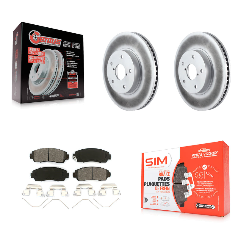 Transit Auto KGS-100506 Disc Brake Kit for 2016-2019 Subaru Legacy - Front
