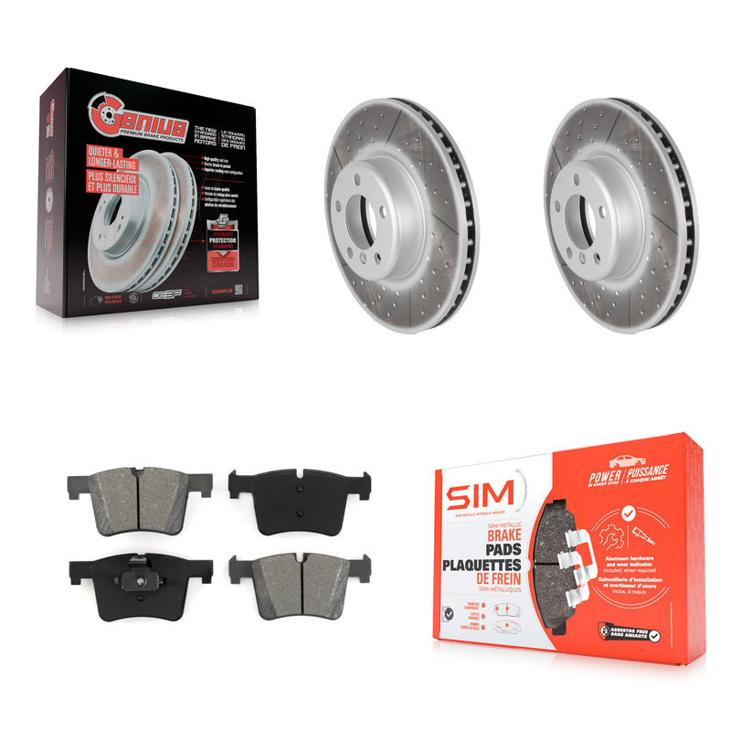 Transit Auto KGS-100513 Disc Brake Kit for 2013-2015 BMW 335i, BMW 335i GT xDrive, BMW 335i xDrive - Front