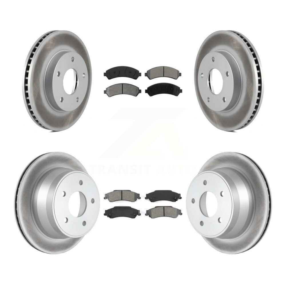 Transit Auto KGS-100536 Disc Brake Kit for 1997-2005 GMC Jimmy, Chevrolet S10 and More - Front and Rear