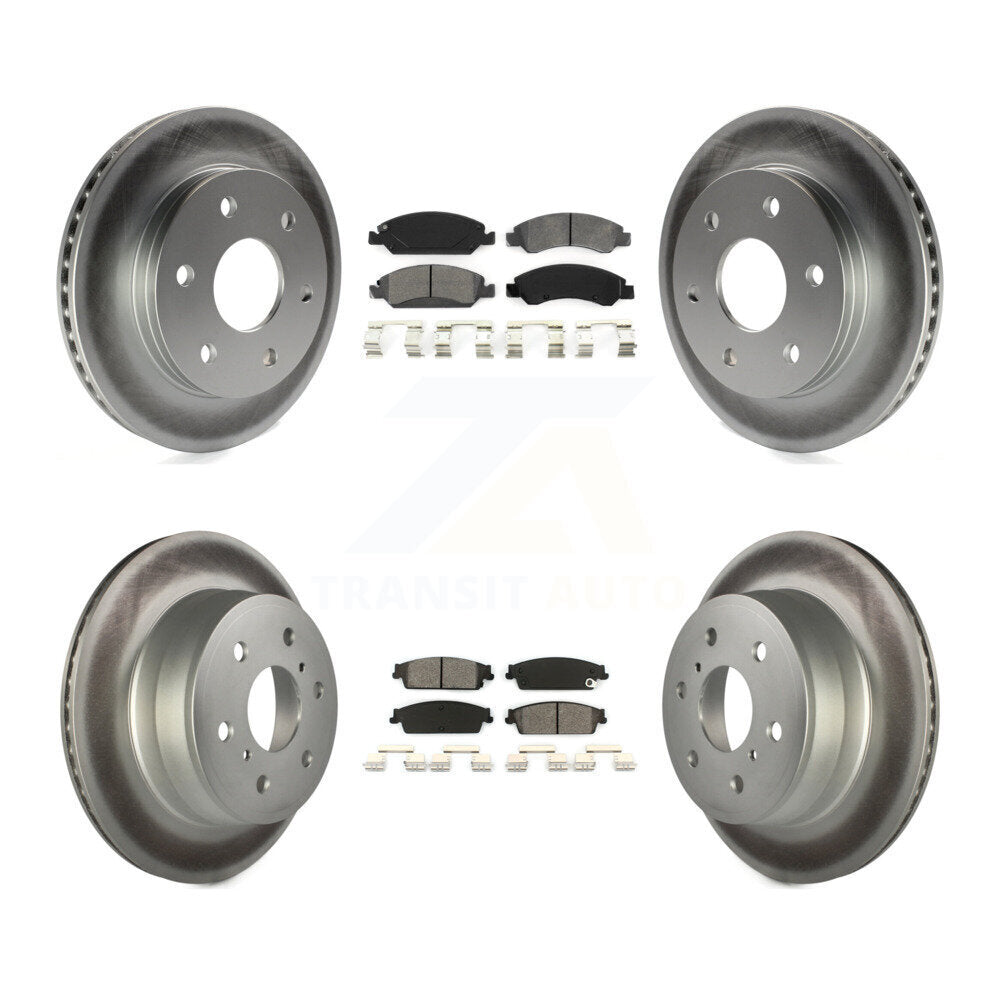 Transit Auto KGS-100537 Disc Brake Kit for 2007 GMC Sierra 1500 - Front and Rear