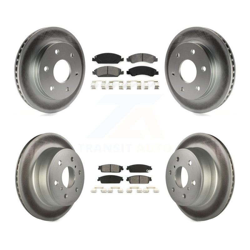 Transit Auto KGS-100537 Disc Brake Kit for 2007 GMC Sierra 1500 - Front and Rear