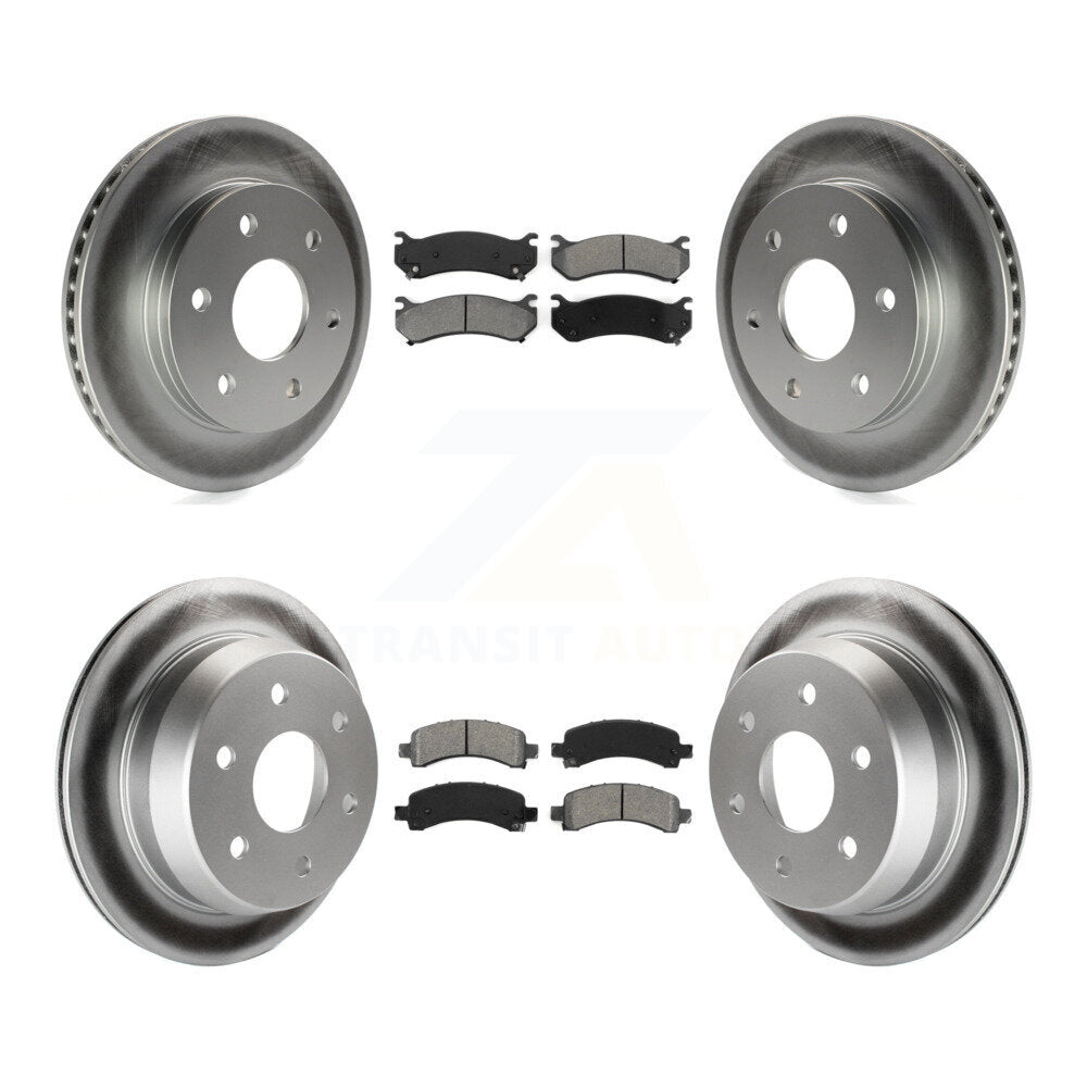 Transit Auto KGS-100542 Disc Brake Kit for 2002 Chevrolet Avalanche 1500 - Front and Rear