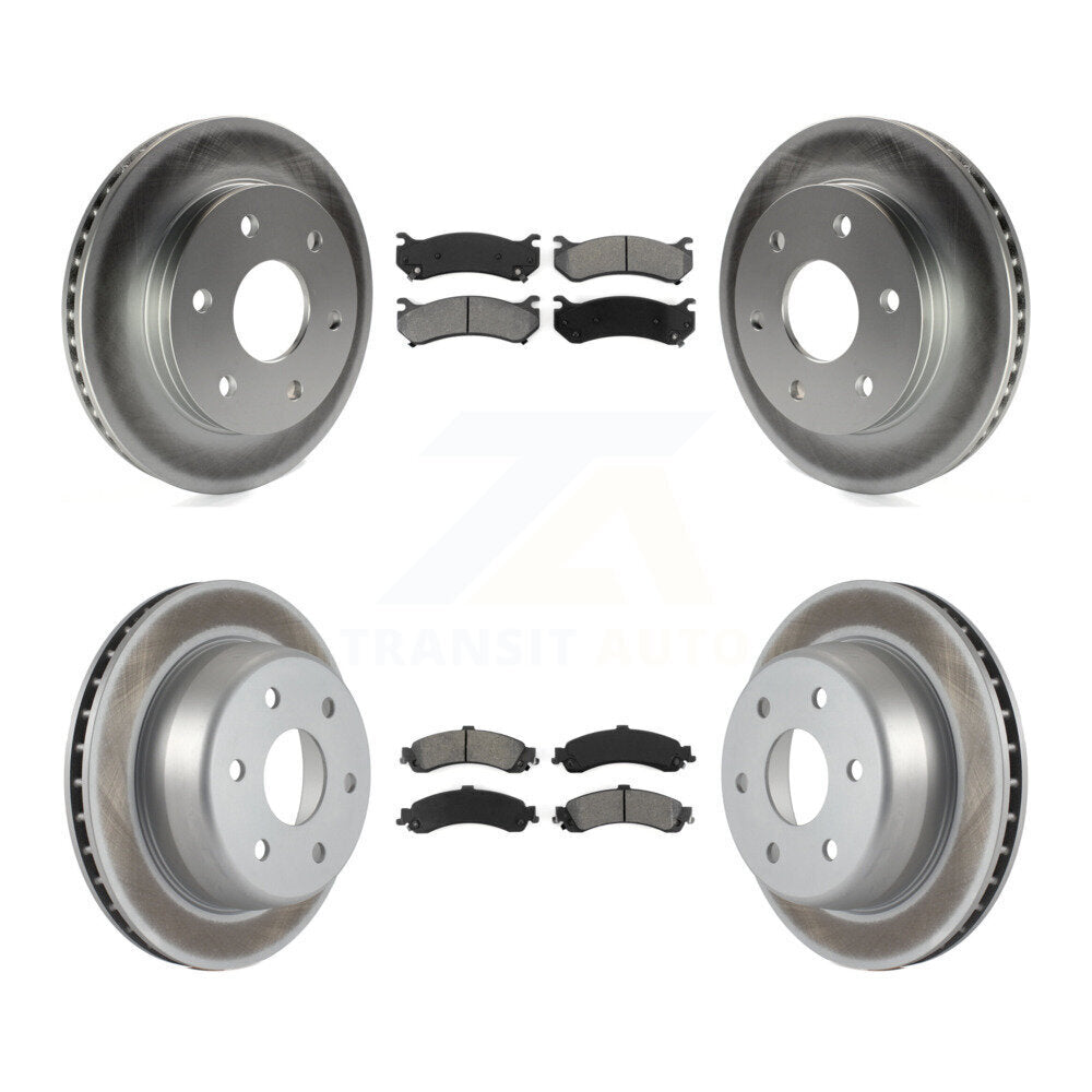 Transit Auto KGS-100544 Disc Brake Kit for 2000-2006 Chevrolet Silverado 1500, GMC Sierra 1500 and More - Front and Rear