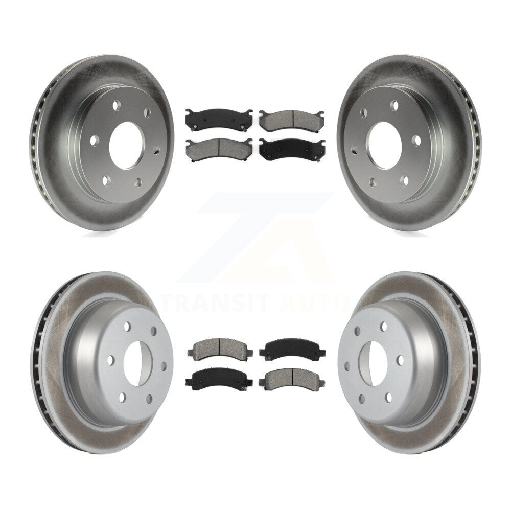 Transit Auto KGS-100545 Disc Brake Kit for 2002-2008 Cadillac Escalade, Chevrolet Avalanche 1500 and More - Front and Rear
