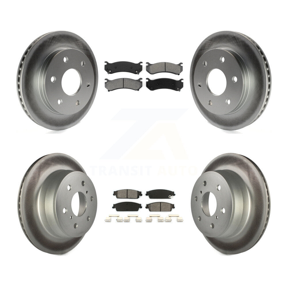 Transit Auto KGS-100546 Disc Brake Kit for 2007 Chevrolet Silverado 1500 - Front and Rear