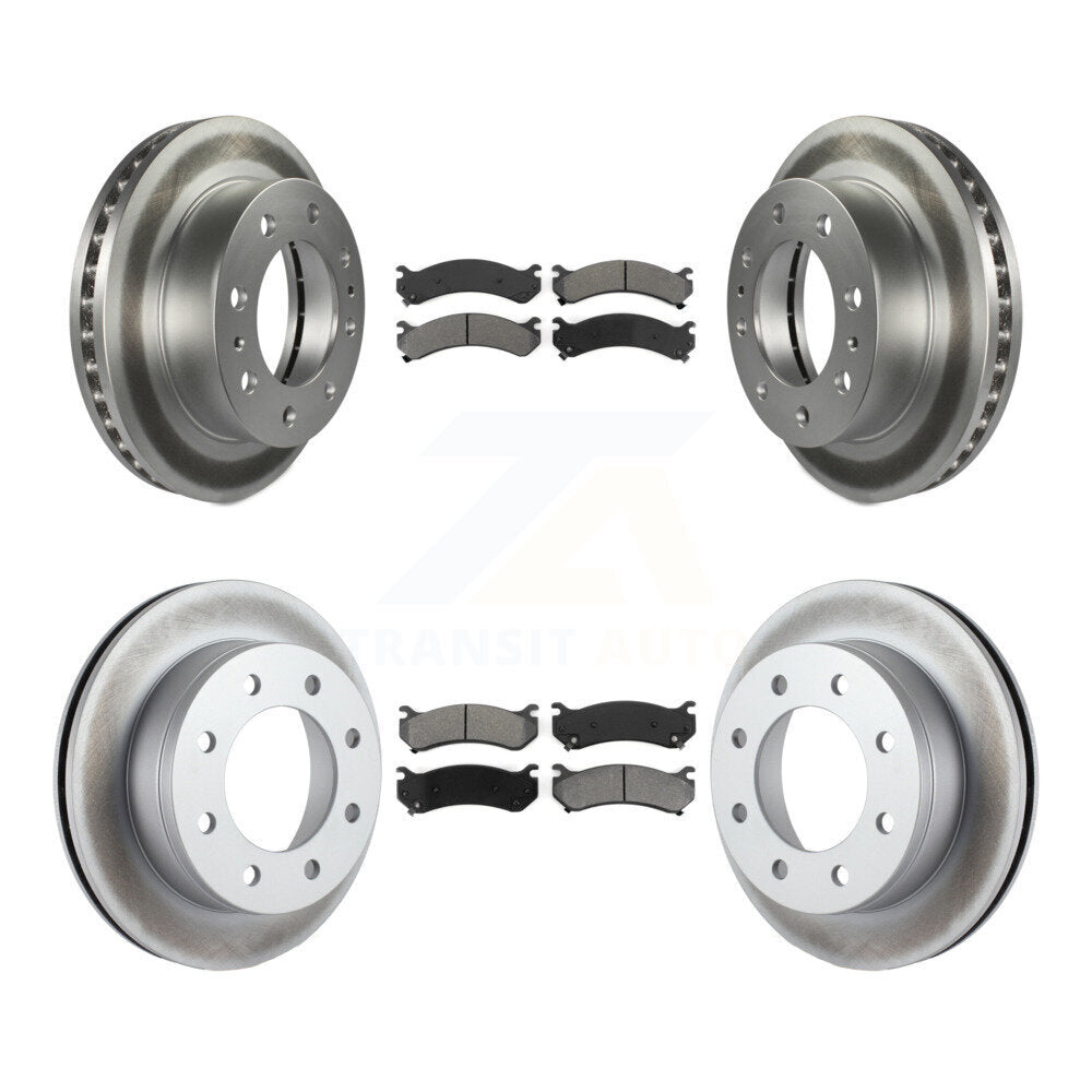 Transit Auto KGS-100550 Disc Brake Kit for 1999-2009 Chevrolet Silverado 1500 HD Classic, Chevrolet Suburban 2500 and More - Front and Rear