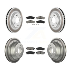 Transit Auto KGS-100555 Disc Brake Kit for 2002-2005 Chevrolet Trailblazer, GMC Envoy and More - Front and Rear