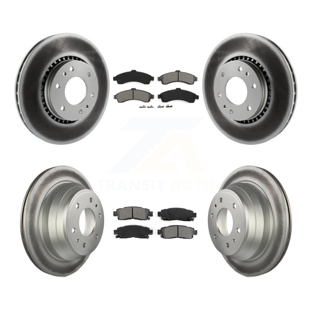 Transit Auto KGS-100557 Disc Brake Kit for 2002-2006 Isuzu Ascender, GMC Envoy and More - Front and Rear