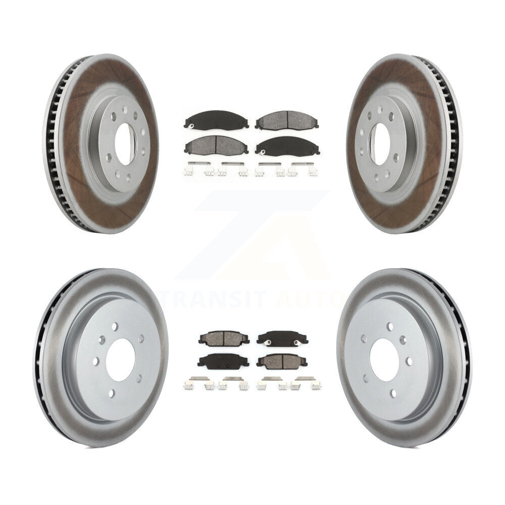 Transit Auto KGS-100558 Disc Brake Kit for 2003-2007 Cadillac CTS - Front and Rear
