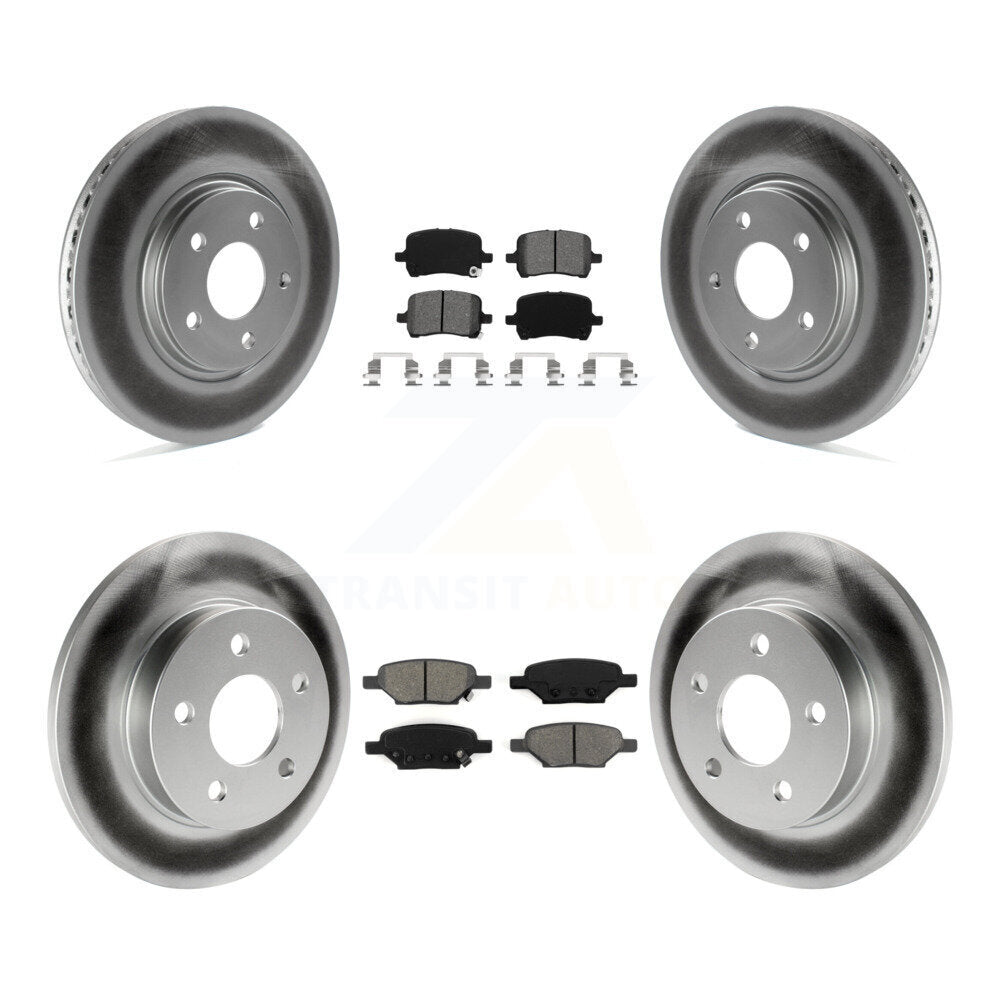 Transit Auto KGS-100560 Disc Brake Kit for 2004-2010 Chevrolet HHR, Pontiac G5 and More - Front and Rear