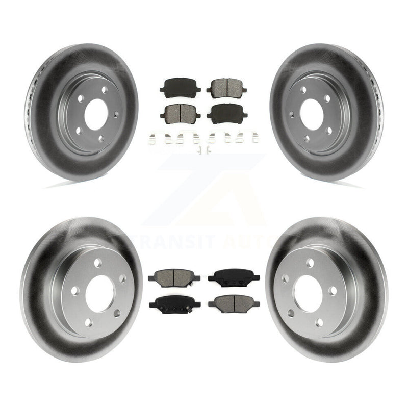 Transit Auto KGS-100561 Disc Brake Kit for 2004-2012 Chevrolet Malibu, Pontiac G5 and More - Front and Rear