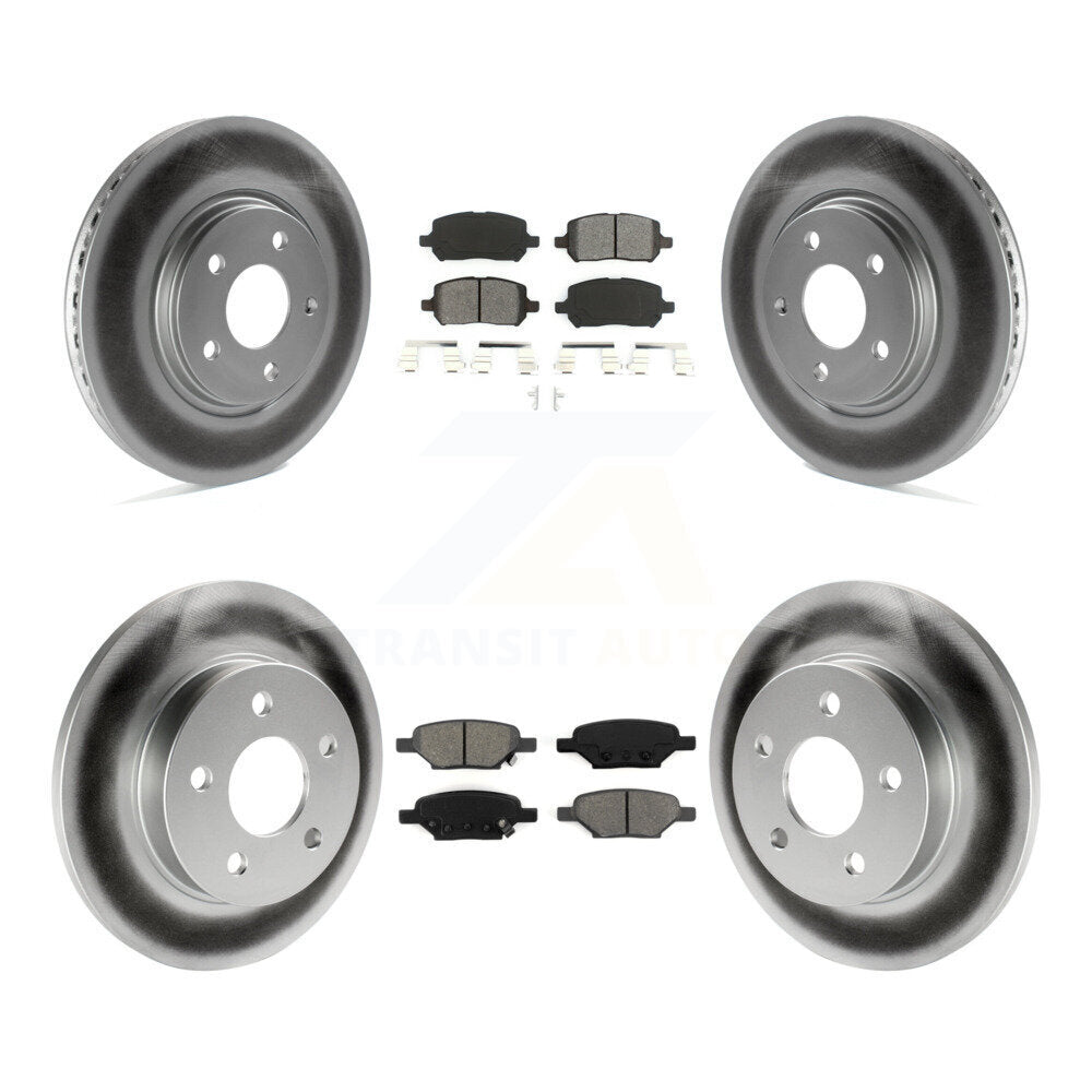 Transit Auto KGS-100562 Disc Brake Kit for 2010 Pontiac G5 - Front and Rear