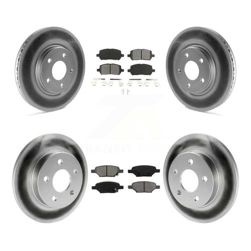 Transit Auto KGS-100562 Disc Brake Kit for 2010 Pontiac G5 - Front and Rear