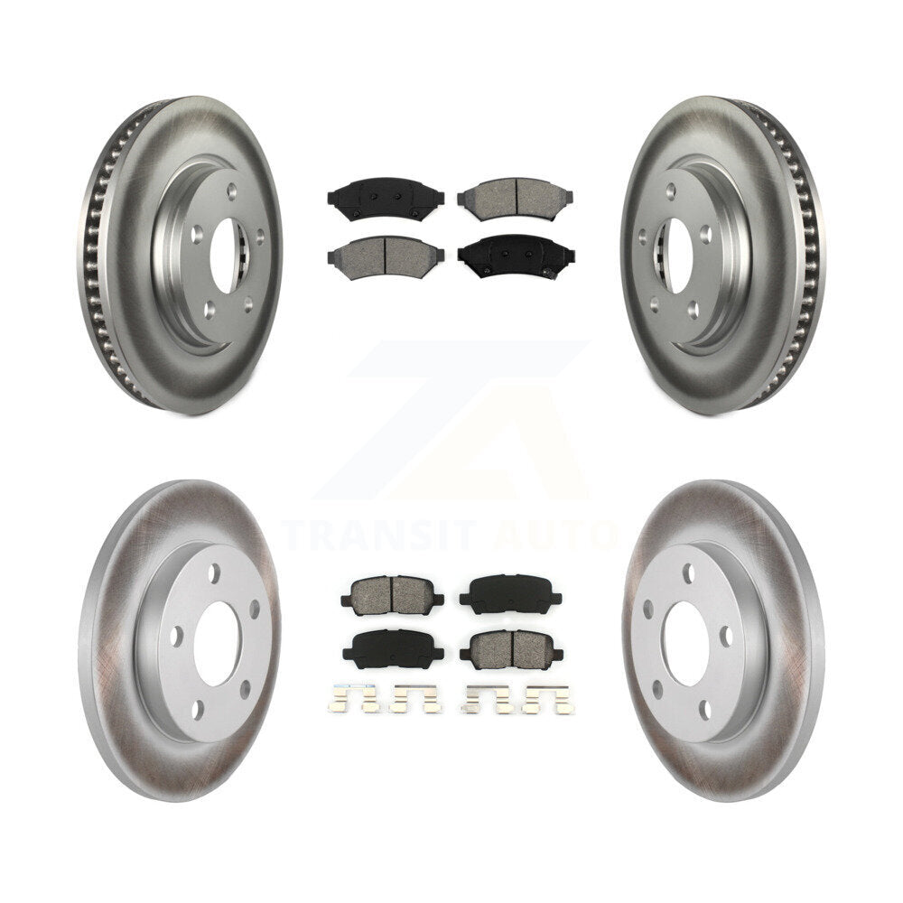Transit Auto KGS-100564 Disc Brake Kit for 2004-2009 Buick Allure, Buick LaCrosse, Pontiac Grand Prix - Front and Rear