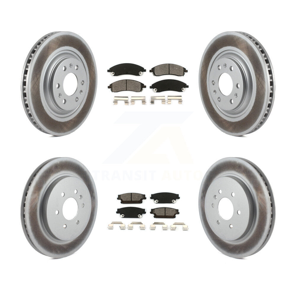 Transit Auto KGS-100567 Disc Brake Kit for 2004-2009 Cadillac SRX - Front and Rear