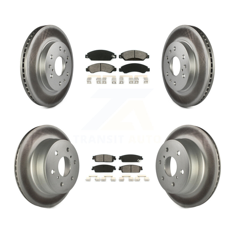 Transit Auto KGS-100568 Disc Brake Kit for 2007 Cadillac Escalade, Cadillac Escalade ESV and More - Front and Rear