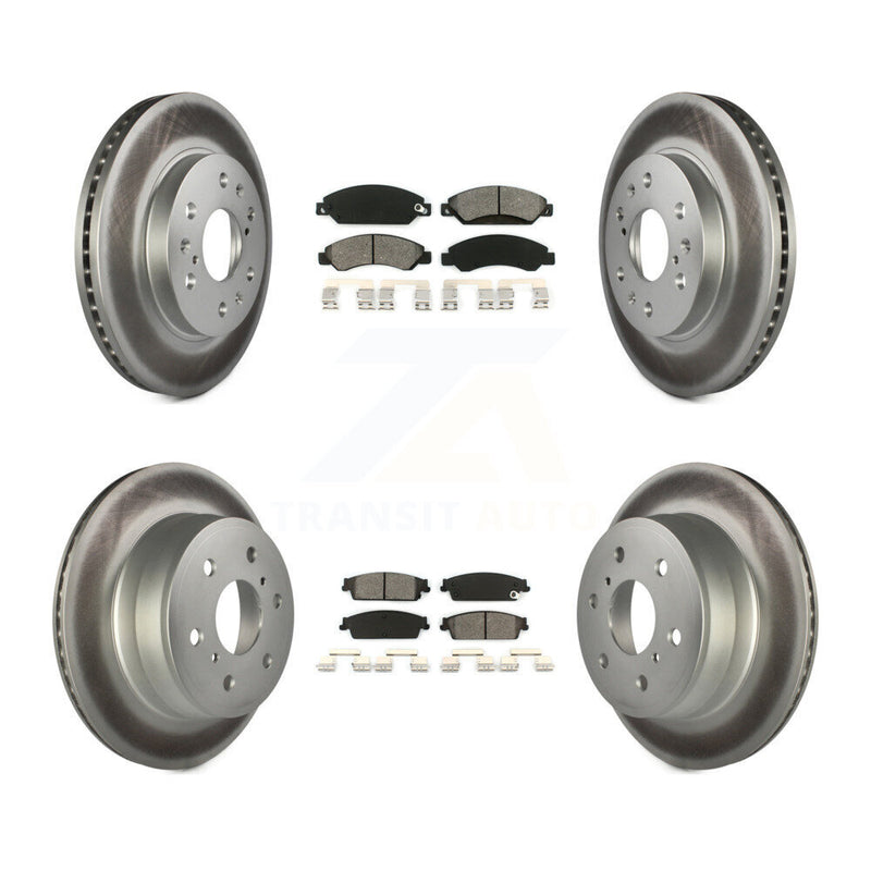 Transit Auto KGS-100568 Disc Brake Kit for 2007 Cadillac Escalade, Cadillac Escalade ESV and More - Front and Rear