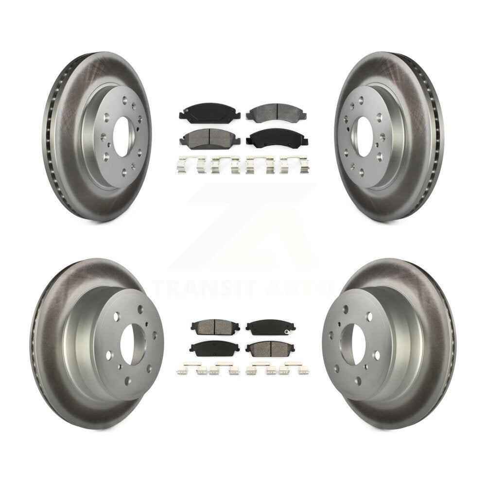 Transit Auto KGS-100572 Disc Brake Kit for 2008-2014 Chevrolet Silverado 1500, Chevrolet Tahoe and More - Front and Rear