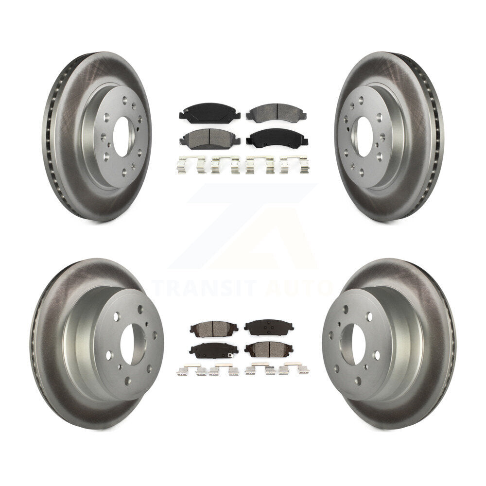 Transit Auto KGS-100573 Disc Brake Kit for 2014-2020 Chevrolet Suburban, Cadillac Escalade and More - Front and Rear