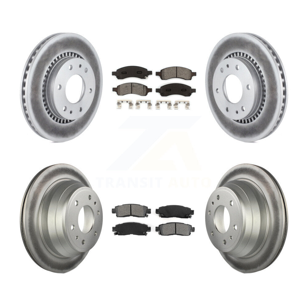 Transit Auto KGS-100577 Disc Brake Kit for 2006-2009 GMC Envoy, Isuzu Ascender and More - Front and Rear